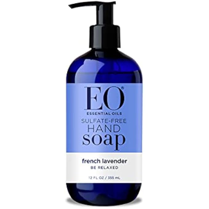 EO PRODUCTS LIQUID HAND SOAP - FRENCH LAVENDER - 12 OZ - Image 1